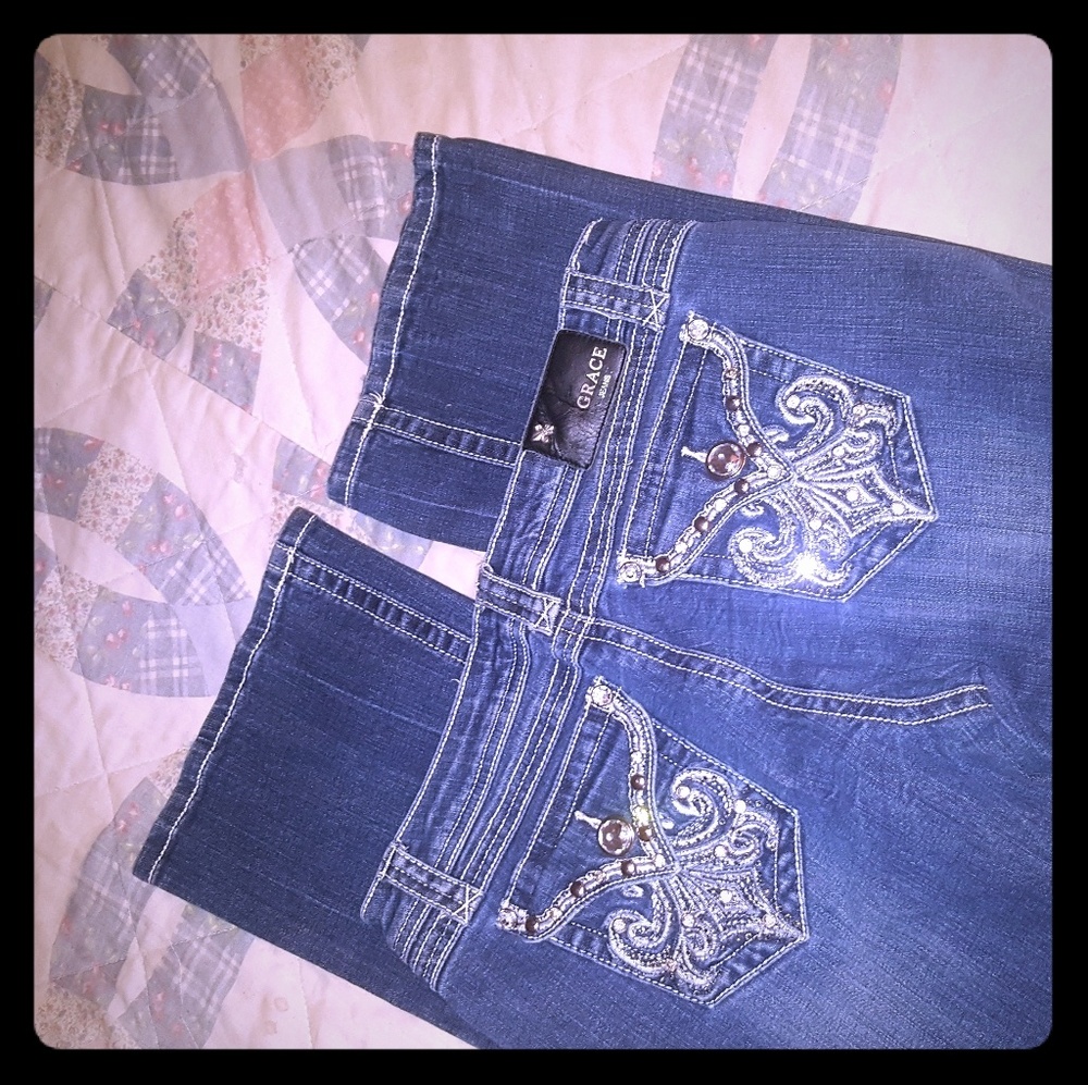 Grace in LA jeans size 30 boot cut